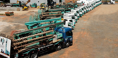 Frota própria Rei Helice Continua